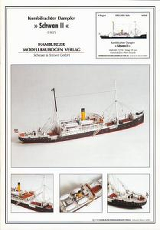 Plan Steamer Schwan II (1907) - HMV